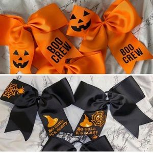 Halloween hair bows